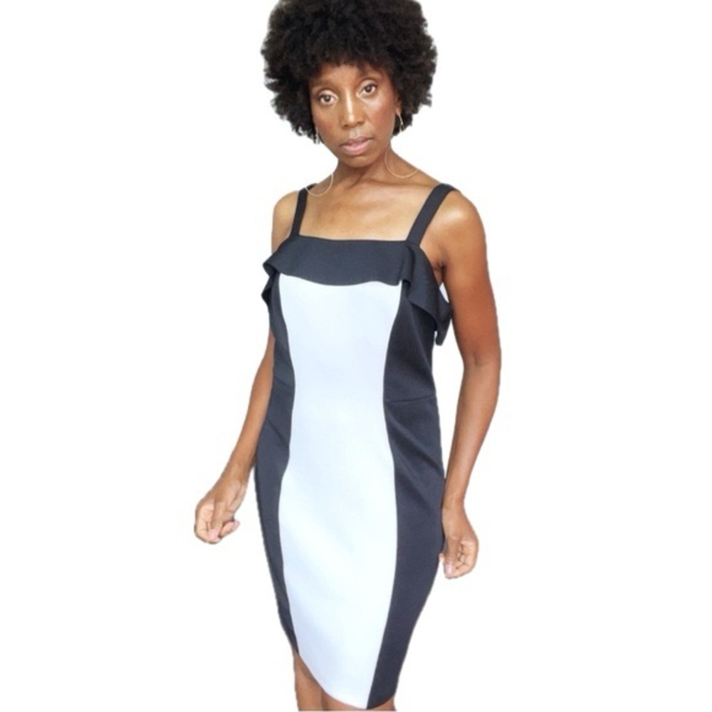 Project RUNWAY Black and White Mini Dress